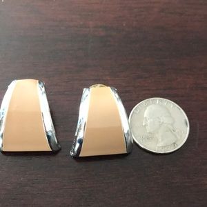 Women’s Tan and silver Earrings